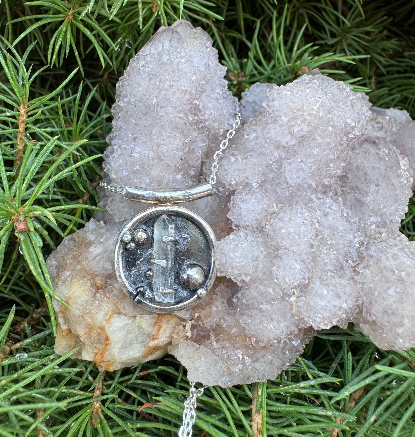 Quartz necklace