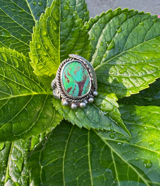 Carico lake turquoise ring