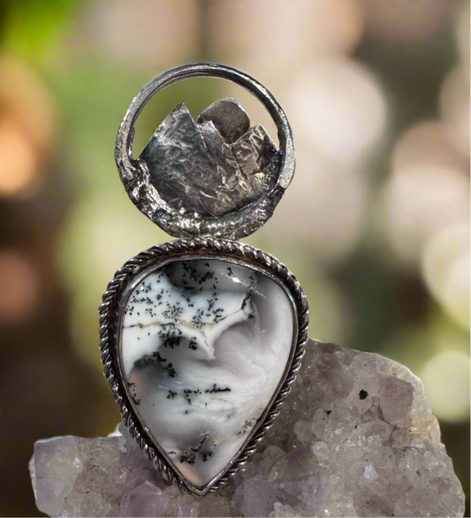 Dendrite Opal pendant