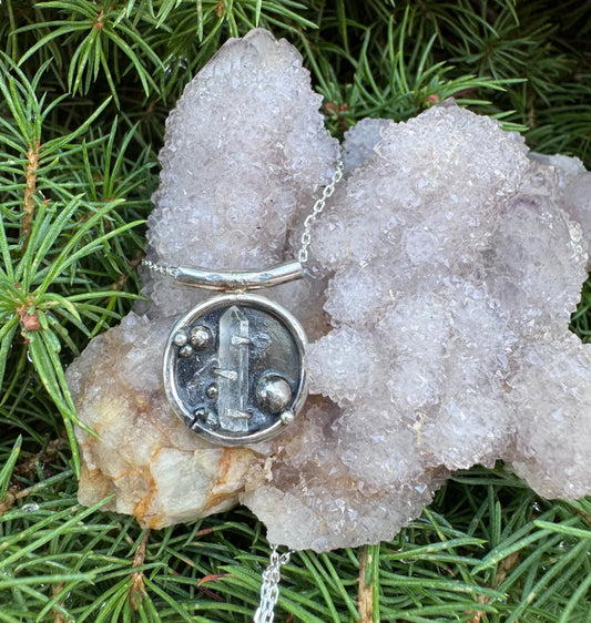 Quartz necklace