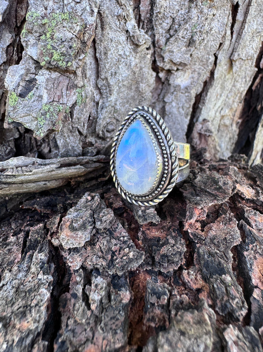 Moonstone ring