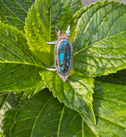 Turquoise arrow ring