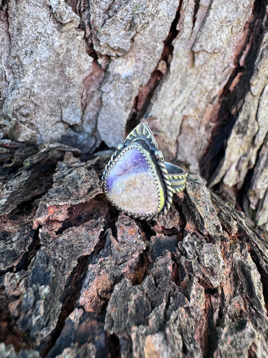 Morado opal ring